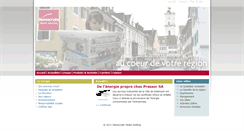 Desktop Screenshot of democrate.ch